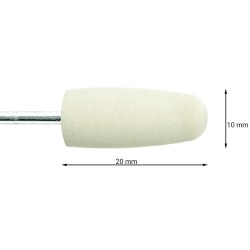 Силиконов полиращ накрайник – 10x20мм – Fine