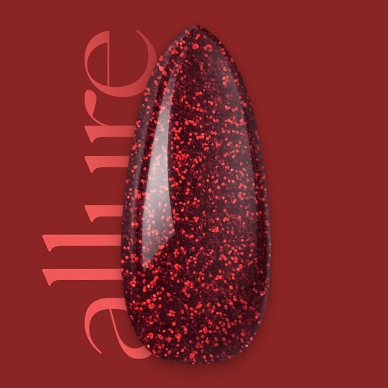 Allure G025 – Червен Брокат – 10 ml