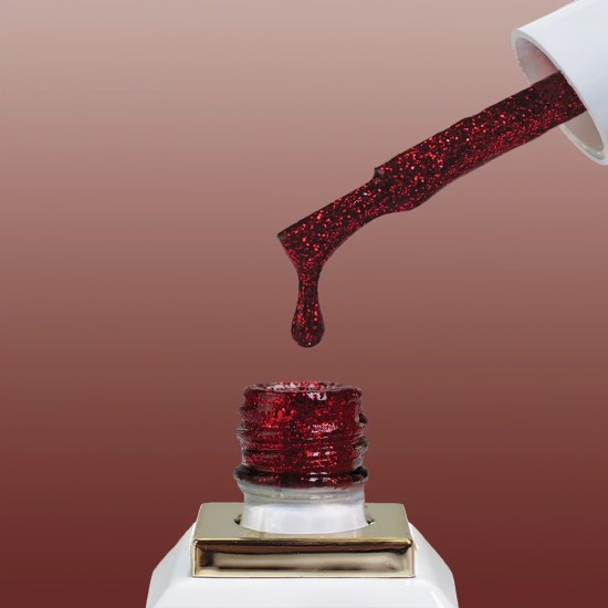 Allure G025 – Червен Брокат – 10 ml