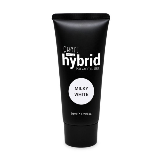 Hybrid PolyAcryl Gel Milky White – Полигел за изграждане – 50ml