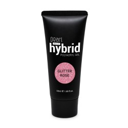 Hybrid PolyAcryl Gel Glitter Rose – Полигел за изграждане – 50ml