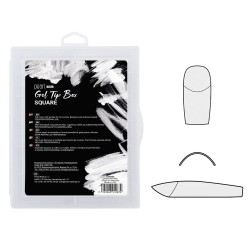 Гел типси Квадрат – Gel Tip Box – 240 бр