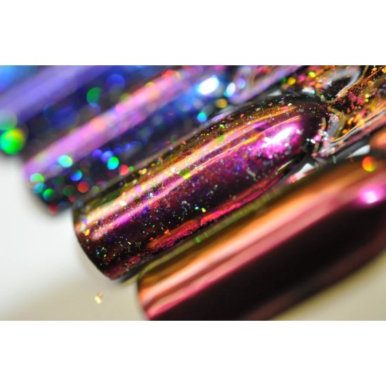 Galaxy Metal Flakes Pink – Люспи за декорация на нокти